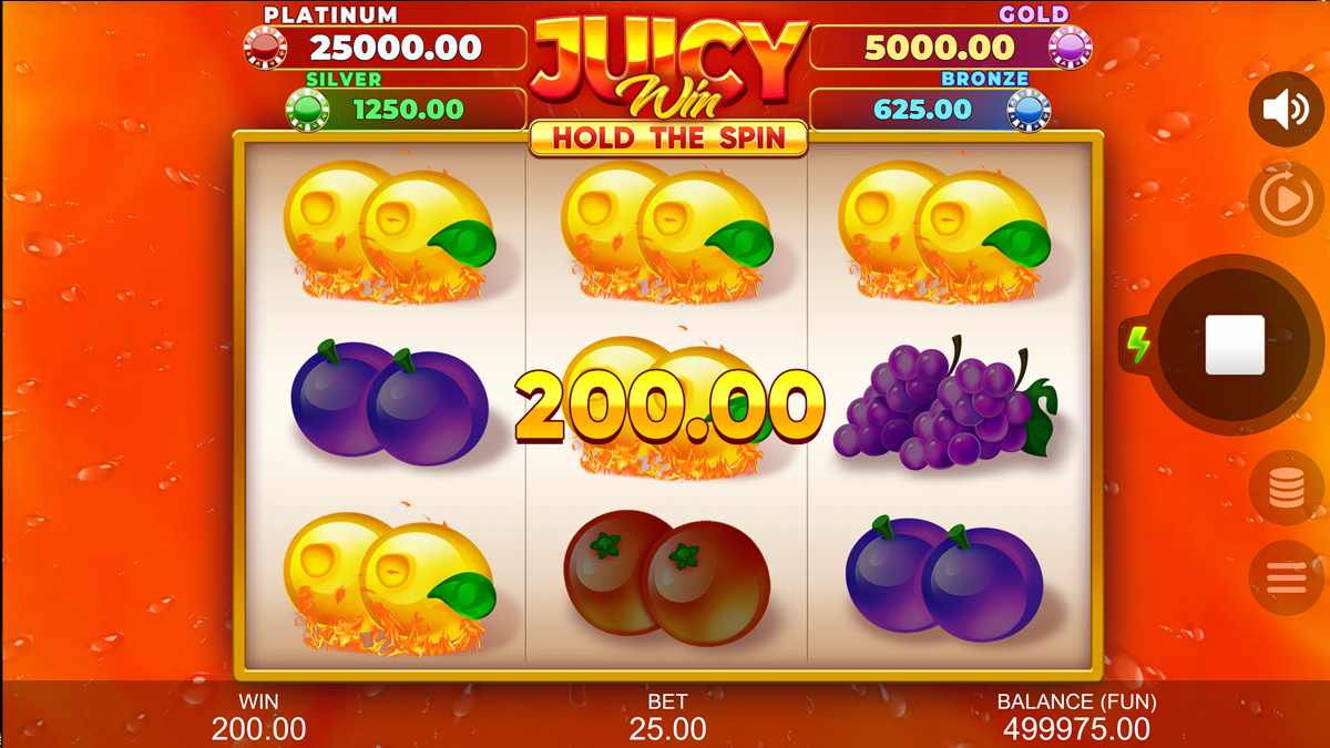  Juicy Win: Hold The Spin